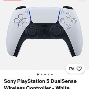 Sony Ps5 DualSense Controller - Red Cooling Charging Station 1 Ps4 & 1 s5 Games